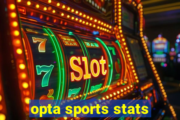 opta sports stats